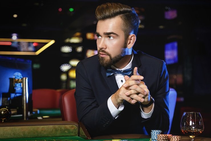Antarmuka meja Bandar Poker di dorahoki togel dengan dealer profesional